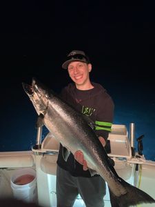 A rainbow trout caught while fishing in WI