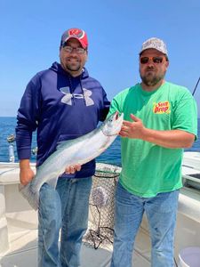 A 17-inch rainbow trout caught by 2 people fishing in WI
