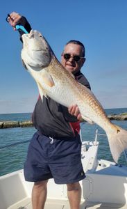 Sun, sea, and Redfish—Galveston style!
