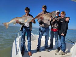 2 redfish, fishing in TX