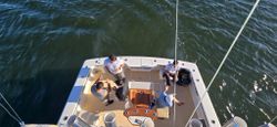 Two people fishing at Galveston