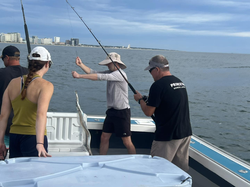 Two people fishing in VA