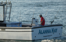 Angler fishing in Virginia Beach