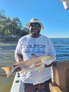 Redfish caught by angler in St. Augustine