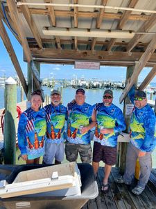 Group of 5 anglers fishing in AL