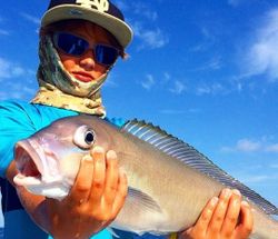 Angler fishing in Tavernier