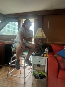 Person enjoying a cruises tour in Morehead City