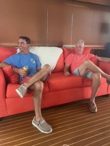 Two people enjoying a cruises trip in NC