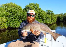 Redfish caught during fishing trip in Naples
