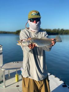 Spotted Weakfish, 18 inches, fishing in FL