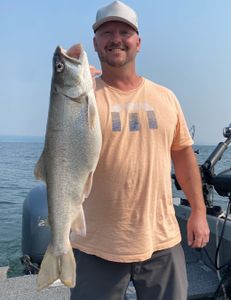 Angler with a 27-inch fish in Minnesota