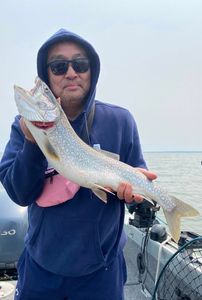 A single angler fishing in Minnesota