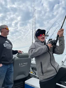 Two anglers fishing in Minnesota