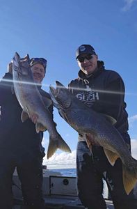 Two anglers fishing in Minnesota