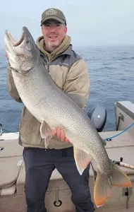 Angler fishing in Duluth