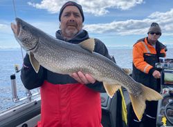 Successful Lake Trout fishing in Duluth
