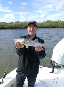 Snook fishing catch displayed on boat in Port Orange Florida waters