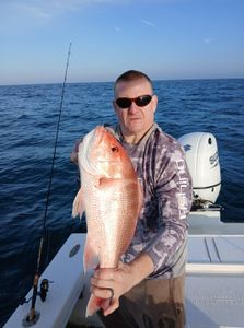 Red snapper caught fishing in Port Orange FL waters