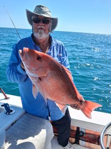 Red snapper caught during fishing charter in Port Orange FL
