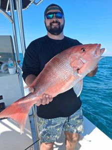 Red snapper caught during fishing tour in Port Orange FL