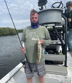 Nice catch with a Speckled Trout on the flats!