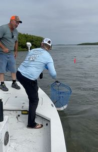 Solo angler fishing in Crystal River