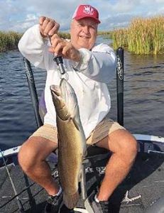 Bowfin fish caught during fishing tour in Fellsmere