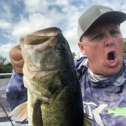 A person fishing in Fellsmere, Florida