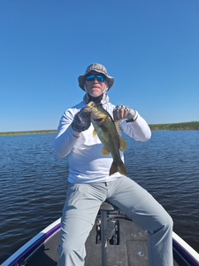Lovely day out fishing by the lake.