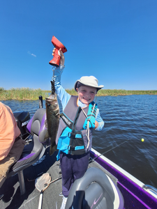 Relaxing day on the lake with a catch to show for it.