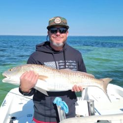 Giant Redfish Reeled in Florida