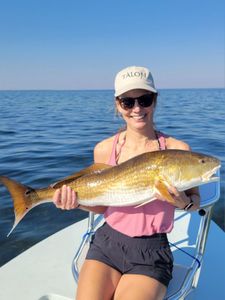 Angler enjoying fishing trip in Florida