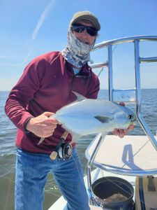 Permit fish caught while fishing in Panacea