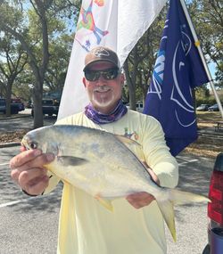 Florida Pompano fish caught while fishing in FL