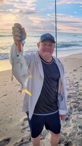 Florida Pompano fish caught while fishing in Melbourne