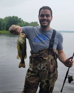 A lone angler fishing in Union
