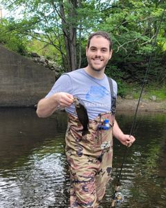 One person fishing in Union