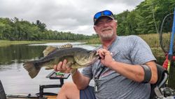 Largemouth Bass caught in Union during fishing tour