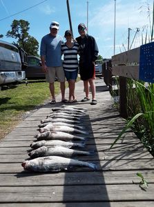 3 people fishing in South Carolina