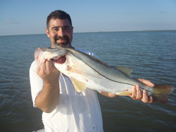 Lone angler fishing in TX