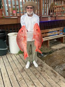 Landing Redfish treasures near Port Isabel