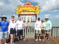 Three redfish caught fishing in Port Isabel