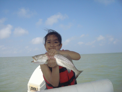 Tarpon fish caught while fishing in Port Isabel