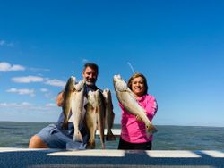 3 redfish caught at Port Isabel