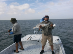 Three anglers fishing in TX