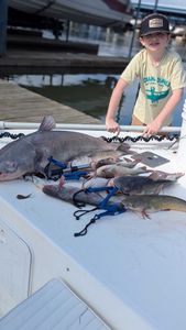 Anglers reeling in two large fish in Texas