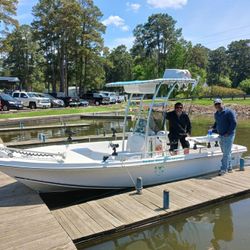 Two anglers fishing in Willis