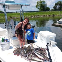Two anglers fishing in Willis