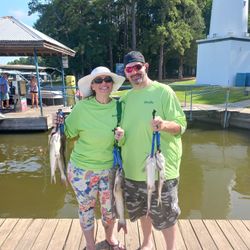 Two anglers fishing in Willis