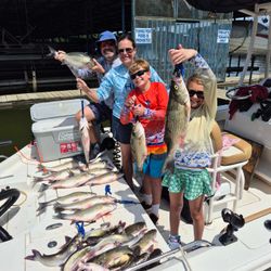 8 wiper and hardhead sea catfish, fishing in Willis